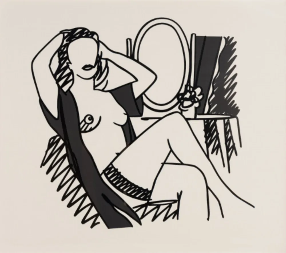 Serigrafia Wesselmann - Nude and Mirror