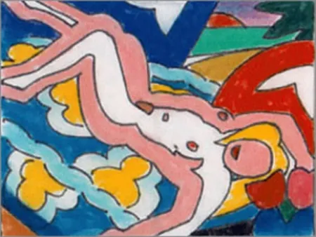 Non Tecnico Wesselmann - Study for Sunset Nude with Floral Blanket