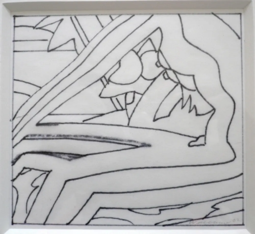 Non Tecnico Wesselmann - Study for Sunset Nude with Red stockings