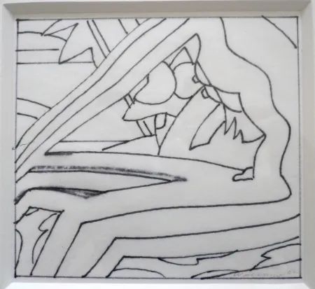 Non Tecnico Wesselmann - Study for Sunset Nude with Red stockings