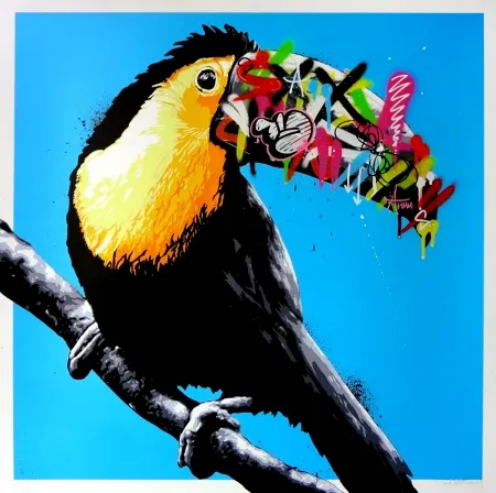 Serigrafia Whatson - Toucan (blue)