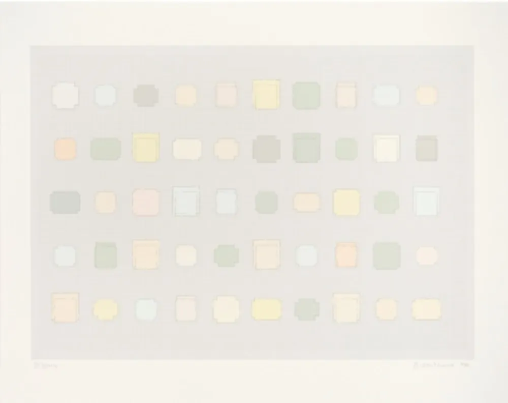 Serigrafia Whiteread - 50 Spaces