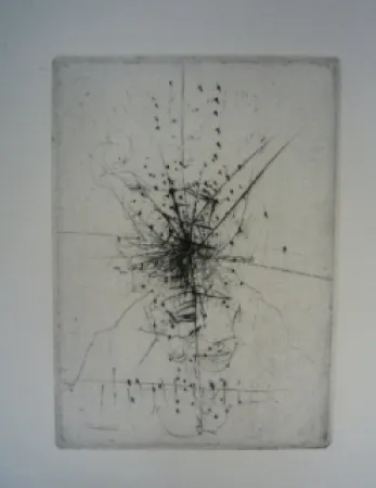 Incisione Wols - Etoile