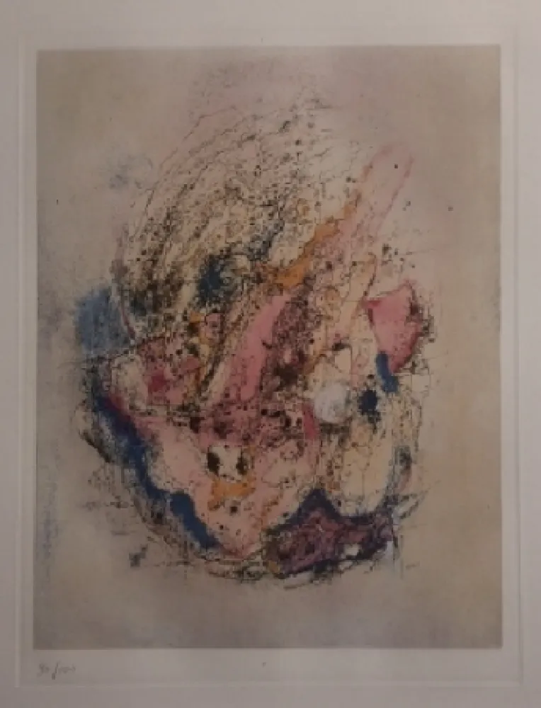 Incisione Wols - La bête dans le ciel