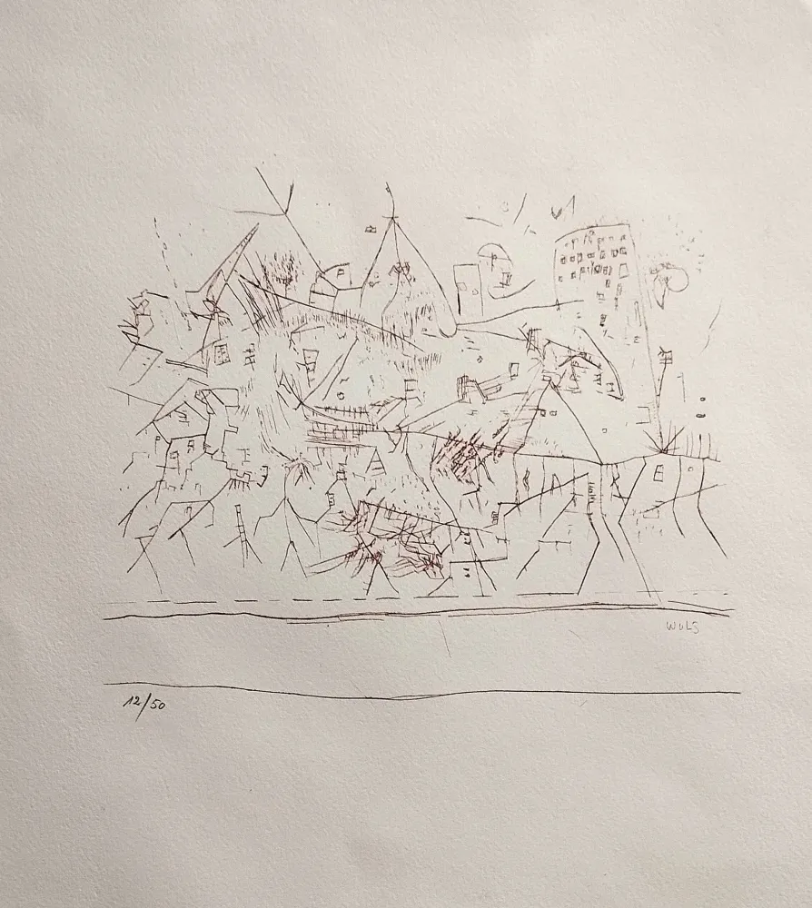 Litografia Wols - Untitled