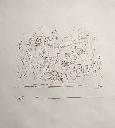 Litografia Wols - Untitled