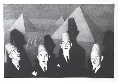 Litografia Wood - Shrine quartet