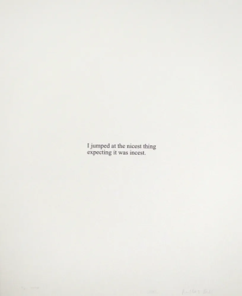 Serigrafia Wool - I Jumped A