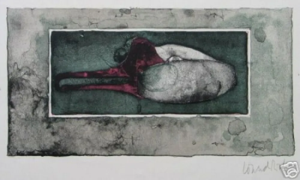 Litografia Wunderlich - Schwanenkopf