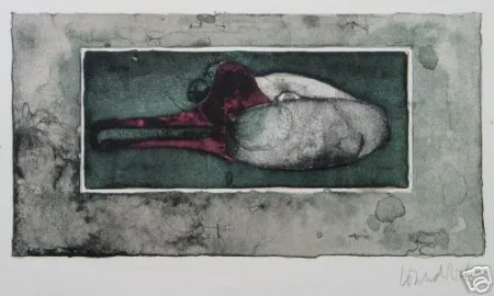 Litografia Wunderlich - Schwanenkopf