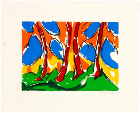 Litografia Wyckaert - Encre cinq et sept