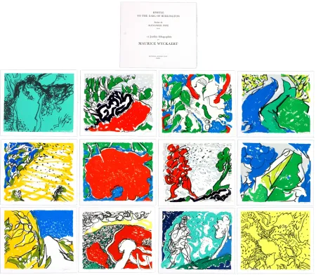 Litografia Wyckaert - Epistle to the earl of Burlington (complete portofolio)