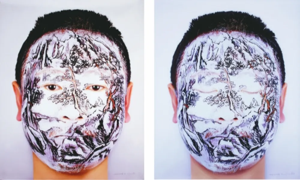 Fotografie Yan - Face tattoo