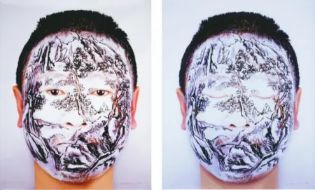 Fotografie Yan - Face tattoo