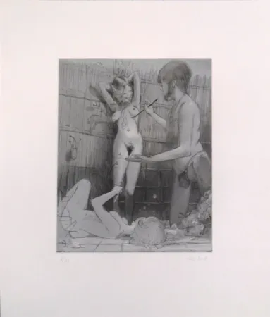 Incisione Yuskavage - Art Students