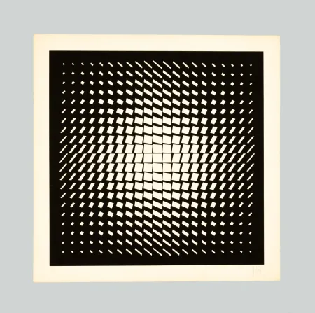 Serigrafia Yvaral - Composition