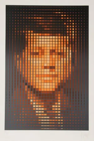 Serigrafia Yvaral - John F. Kennedy