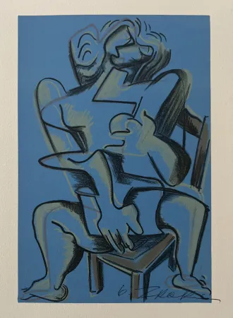 Litografia Zadkine - Lithographie Les Travaux d'Hercule
