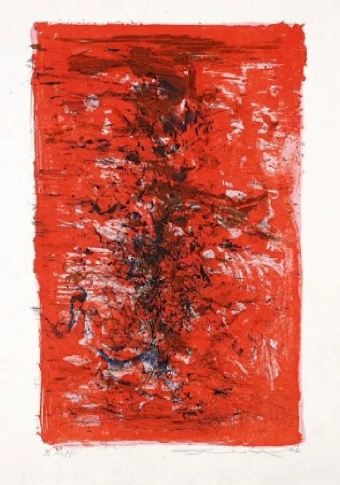 Litografia Zao - Composition 124