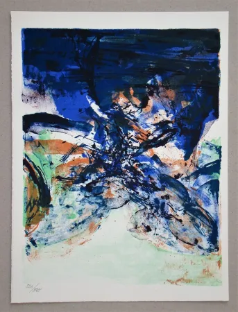 Litografia Zao - Hommage à San Lazzaro