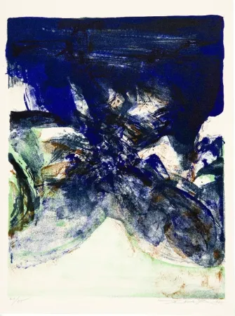 Litografia Zao - Hommage à San Lazzaro