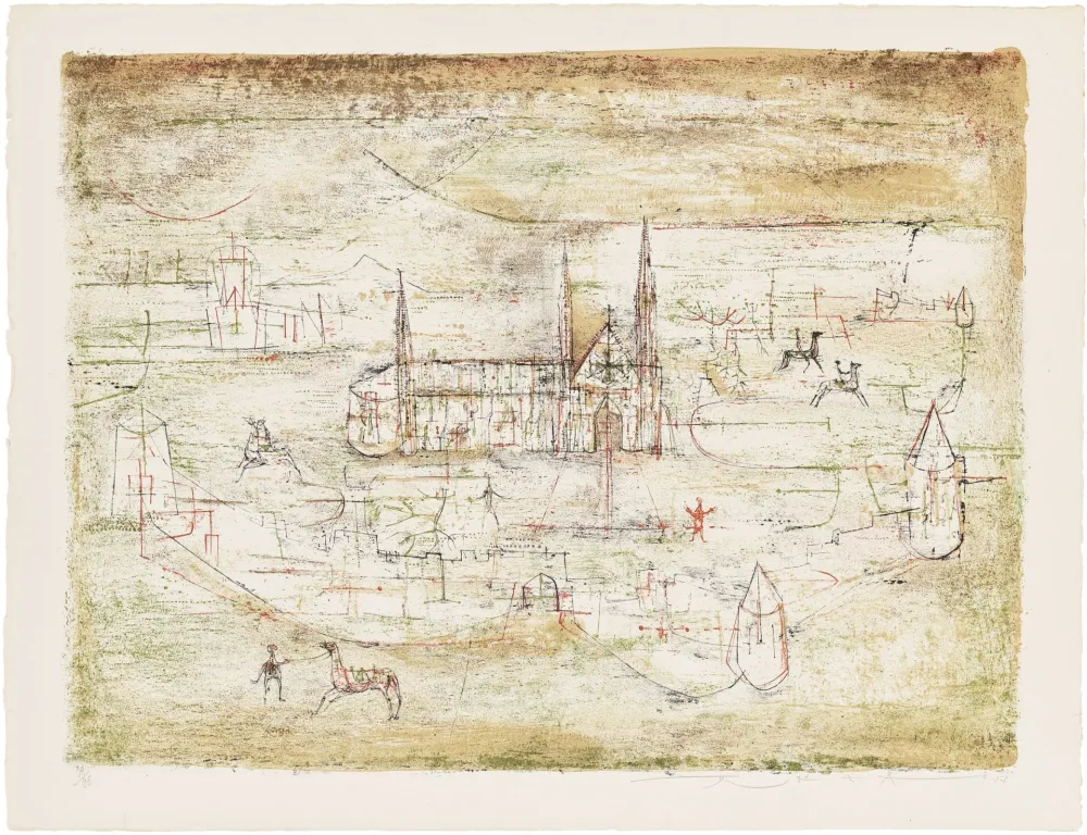 Litografia Zao - La vieille ville 