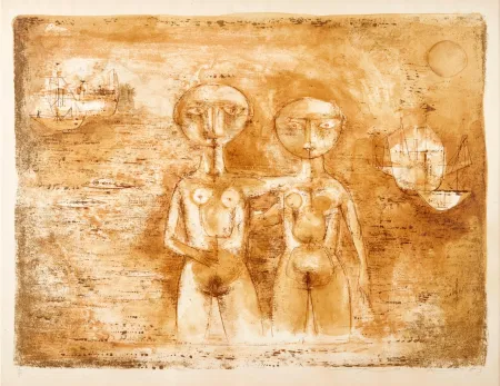 Litografia Zao - Les grandes baigneuses 