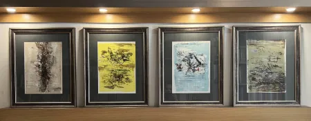 Litografia Zao - QUATRE LITHOGRAPHIES POUR LA TENTATION DE L'OCCIDENT (1962)