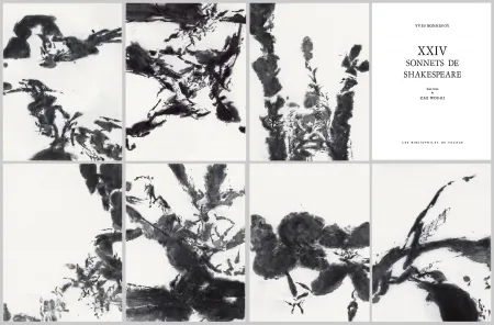 Acquaforte E Acquatinta Zao - Vingt-quatre premiers sonnets de Shakespeare dans la traduction de Yves Bonnefoy