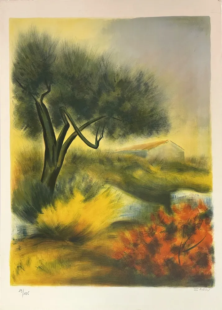 Litografia Zarou - Sans Titre