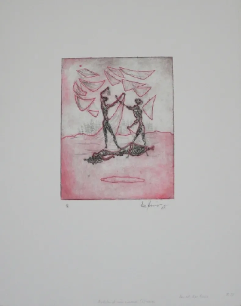 Incisione Zimmermann - Das ist das Ende / This Is the End