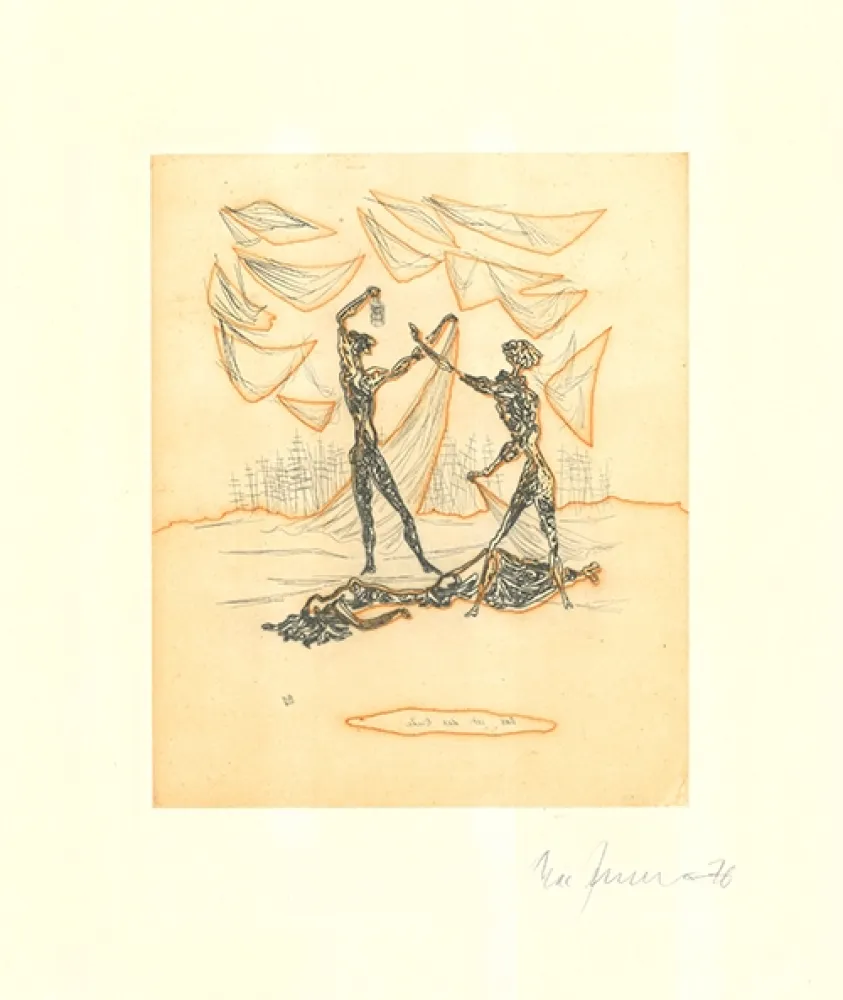 Incisione Zimmermann - Das ist das Ende / This Is the End