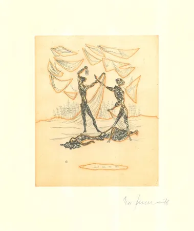 Incisione Zimmermann - Das ist das Ende / This Is the End