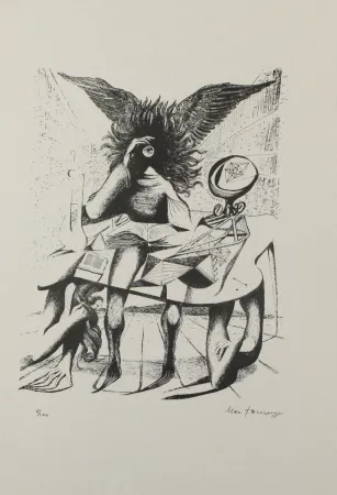 Litografia Zimmermann - Durch ein Nadelöhr I / Through a Needle's Eye I