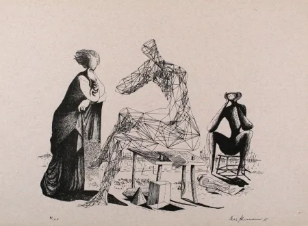 Litografia Zimmermann - Mittag