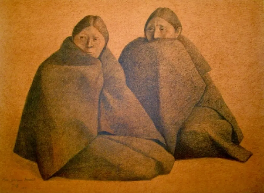 Litografia Zuniga - Chamulas (Red)