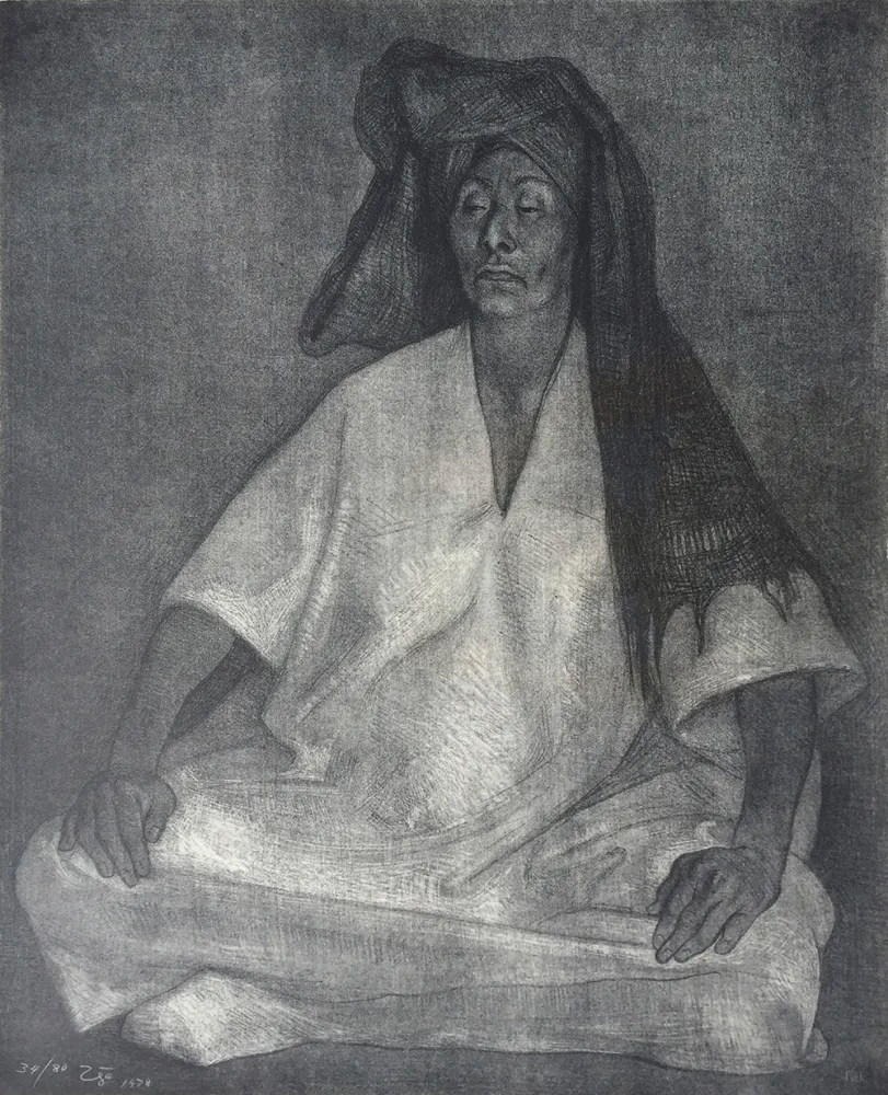 Litografia Zuniga - Mujer de Oaxaca