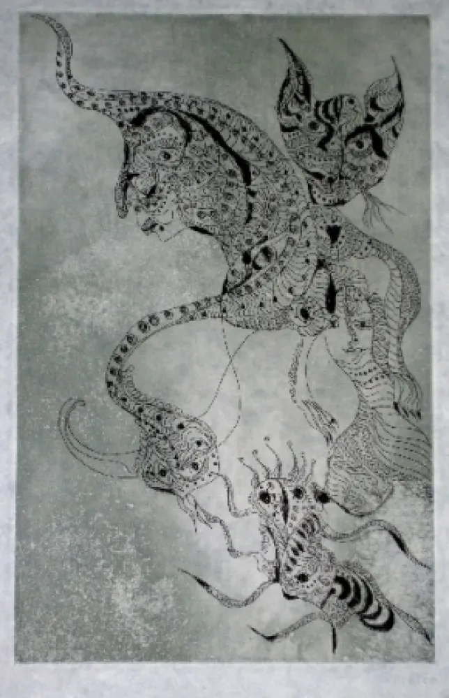 Acquaforte E Acquatinta Zurn - Oracles et spectacles (2)