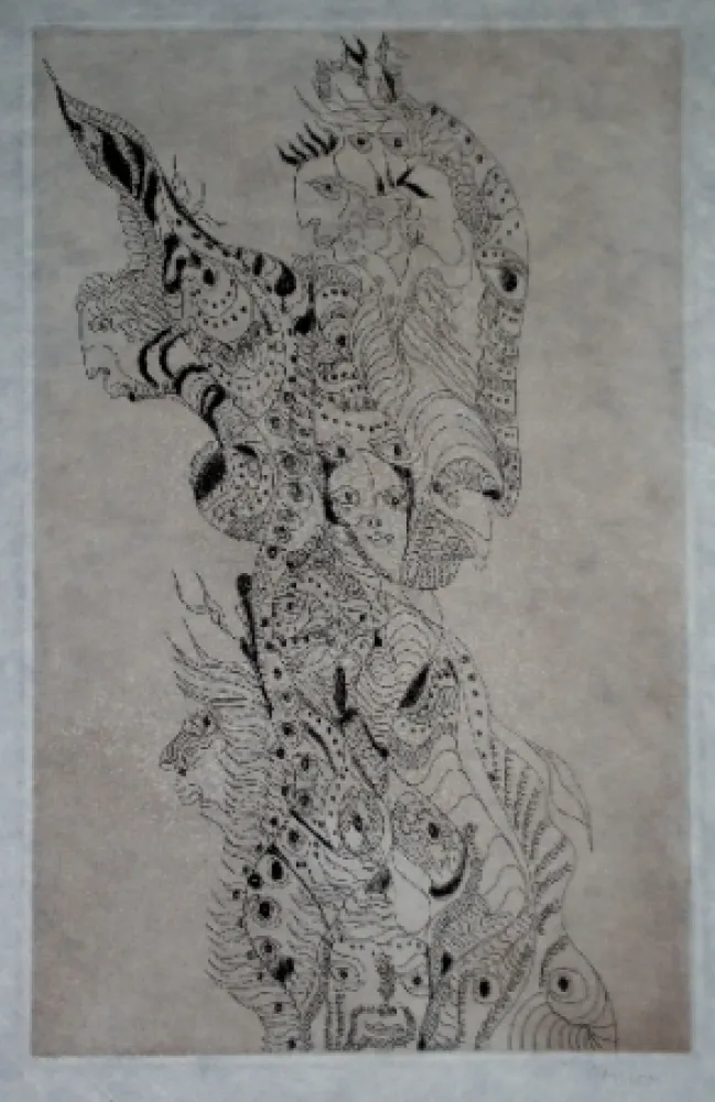 Acquaforte E Acquatinta Zurn - Oracles et spectacles (4)