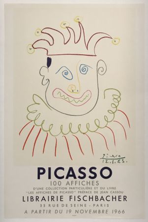 Litografia Picasso - 100 Affiches 