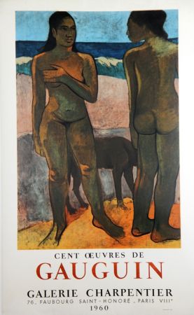 Litografia Gauguin - 100 Oeuvres de Gaugin Galerie Charpentier