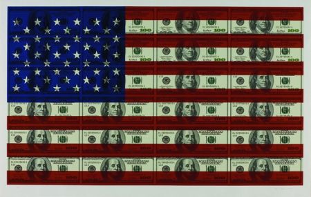 Serigrafia Gagnon - $100 U.S. Flag