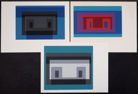 Serigrafia Albers - 10 Variants, 1968 - Set of 3