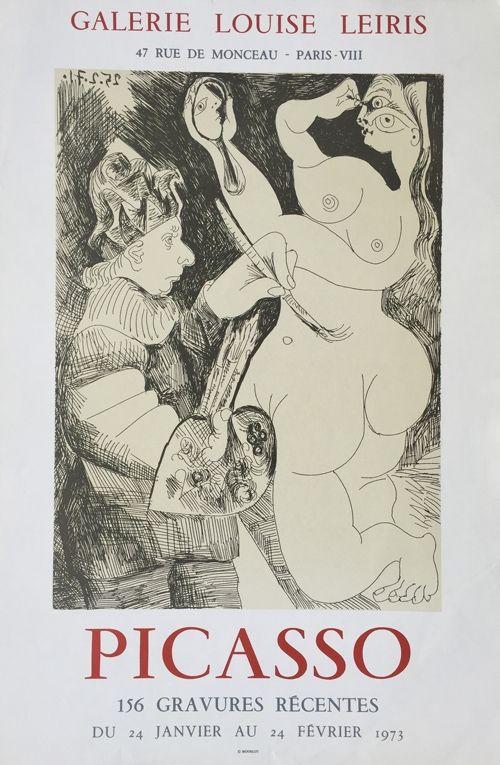 Litografia Picasso - 156 Gravures Recentes