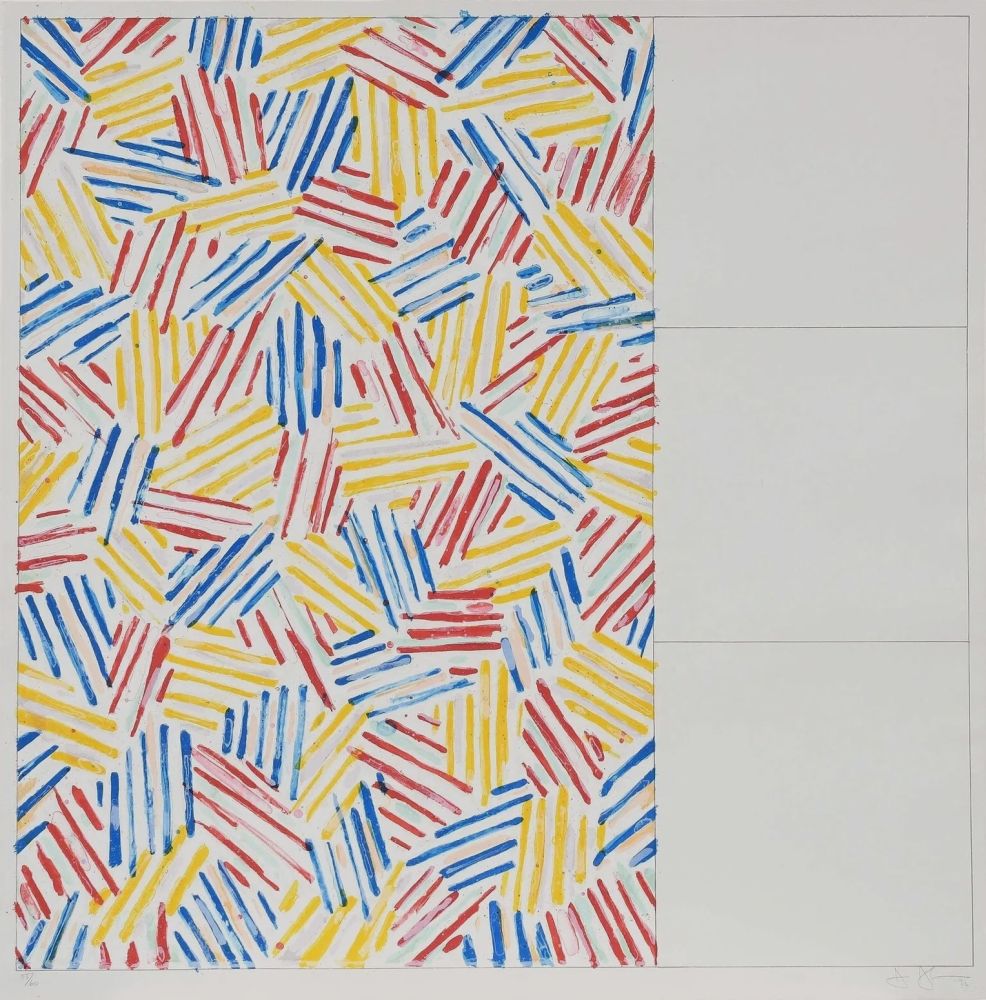 Litografia Johns - #1 (After 'Untitled 1975')