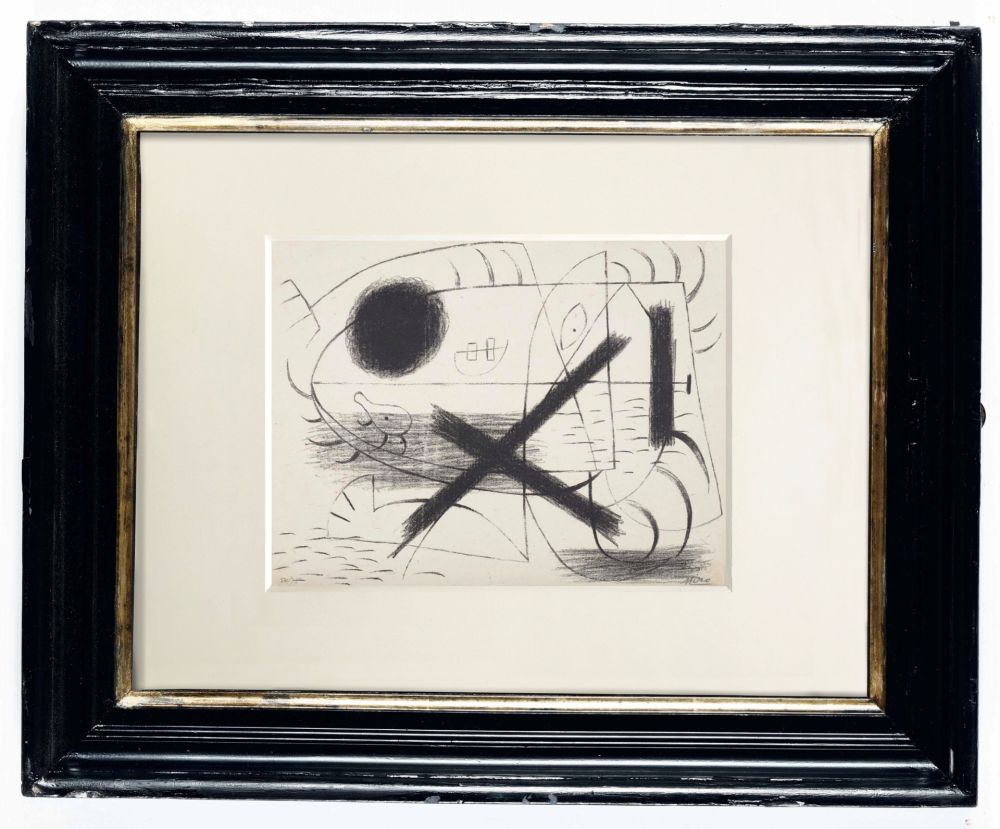 Litografia Miró - 1 (First Lithographic piece ever known)