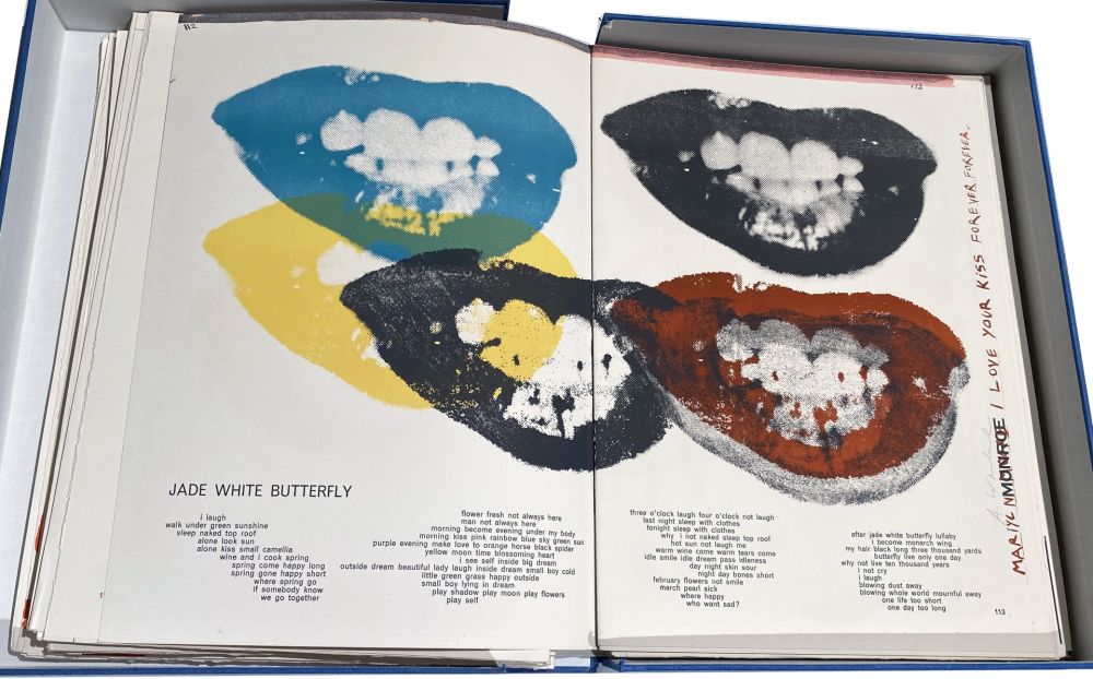 Libro Illustrato Warhol - 1¢ LIFE (One Cent Life) by Walasse Ting. 1/100 de luxe signé par les artistes (1964).