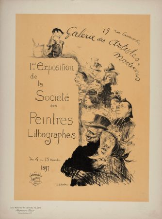 Litografia Léandre - 1ère Exposition de la Société des Peintres Lithographies, 1900