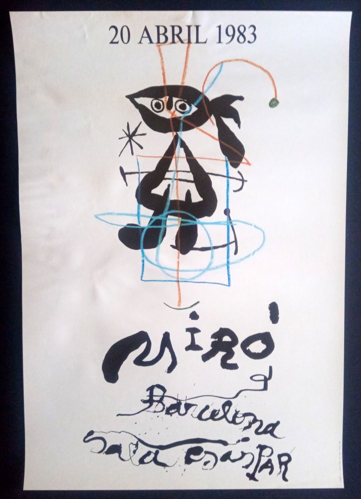 Manifesti Miró - 20 Abril 1983 Sala Gaspar