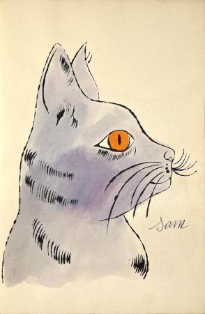 Litografia Warhol - 25 Cats Name[d] Sam and One Blue Pussy, IV.57B